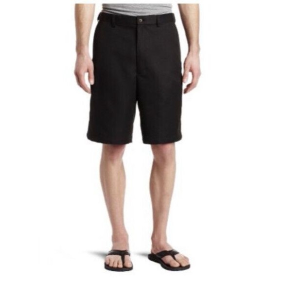 Haggar Black Golf Shorts Size 36 - Picture 1 of 8